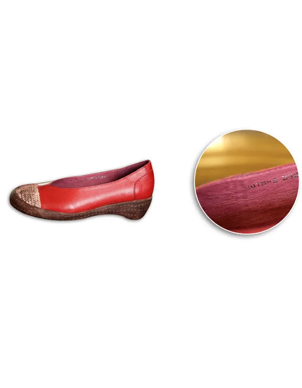 Sheepskin Comfortable Handmade Retro Flat Shoes