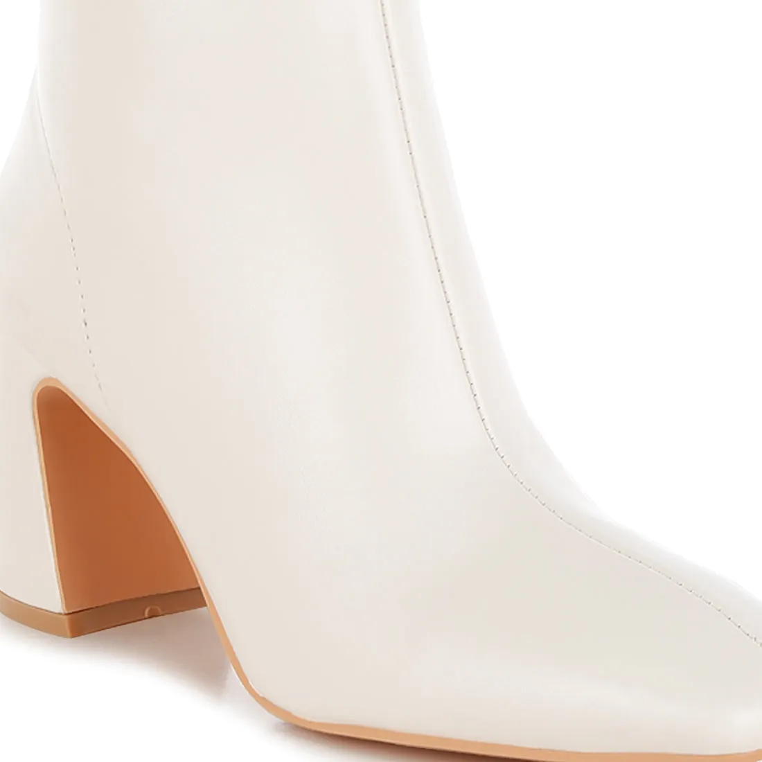 Square Toe Ankle Boots