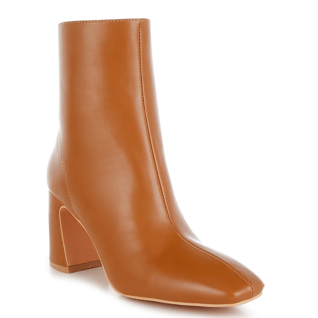 Square Toe Ankle Boots