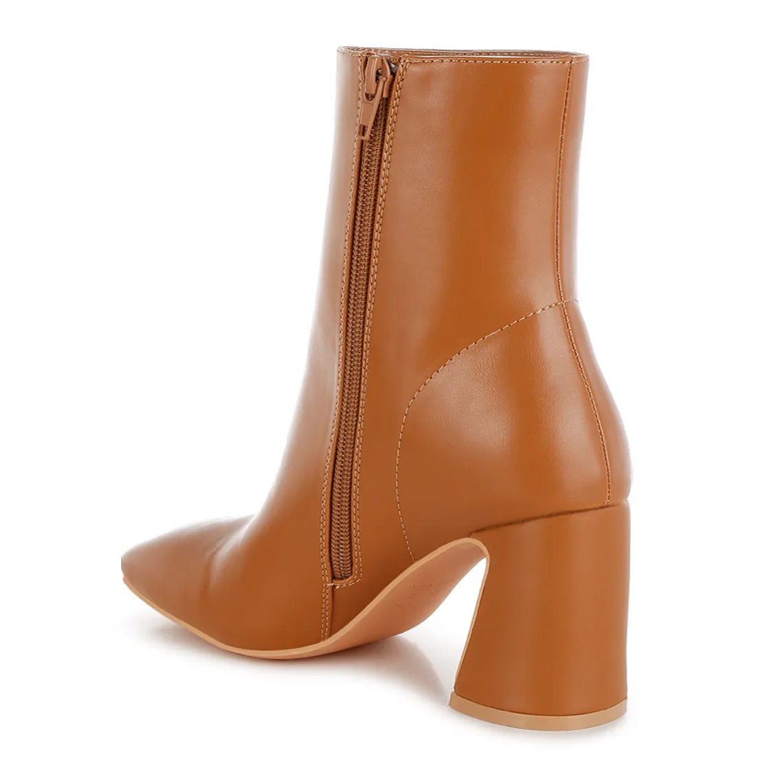 Square Toe Ankle Boots