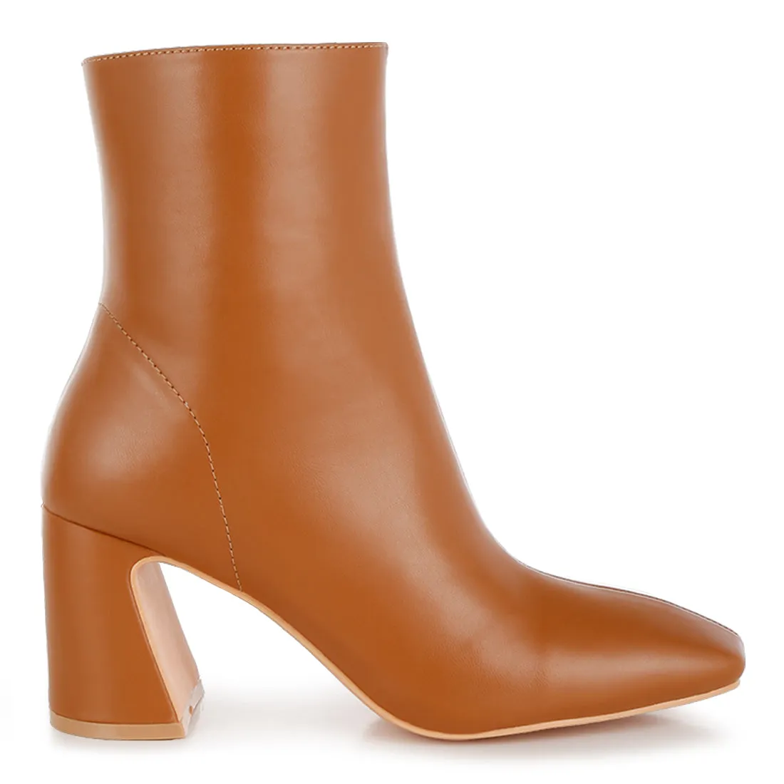 Square Toe Ankle Boots