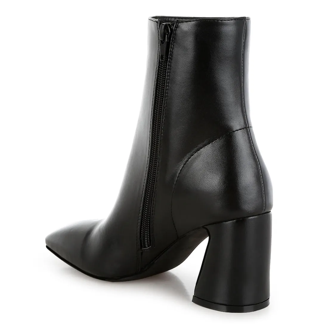 Square Toe Ankle Boots