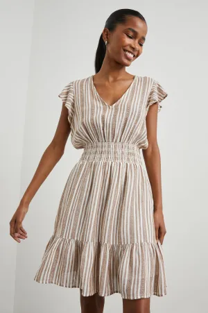 TARA DRESS - PALO SANTO STRIPE