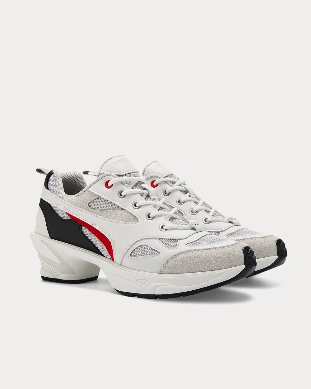 untitled#23 Heel White Low Top Sneakers