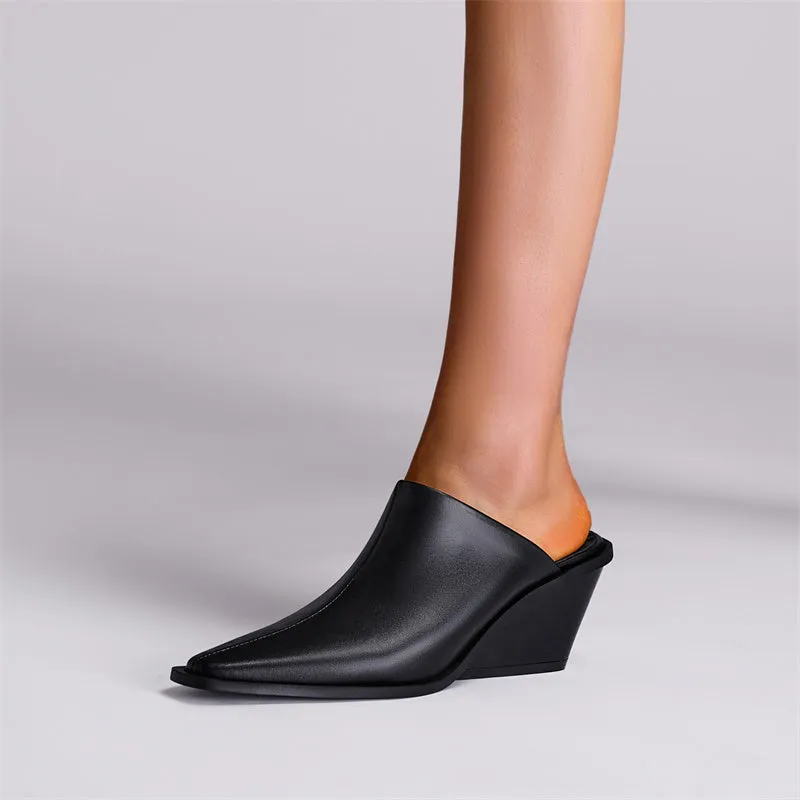 Zori Block Heel Mules